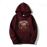 Stranger Things Hellfire Club Hoodie Printed Hooded Sweater