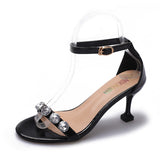 Nude Block Heel Peep Toe Sandals