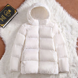 Women Winter Coats Puffer Jacket Down Coat Autumn and Winter Loose Hooded Thin Lightweight Short Type Down Jacket Women's Coat