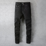 Amiri Jeans Casual Painted Slim Jeans Men #800