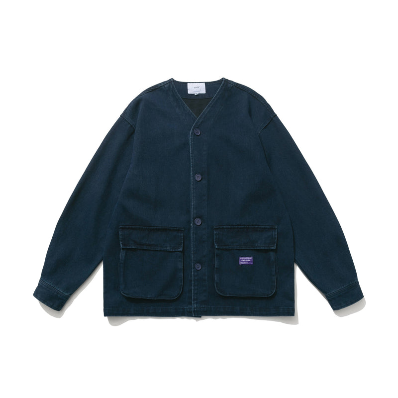 College Jacket Harajuku Style V-neck Baseball Uniform Jacket Teen I Pilot Jacket