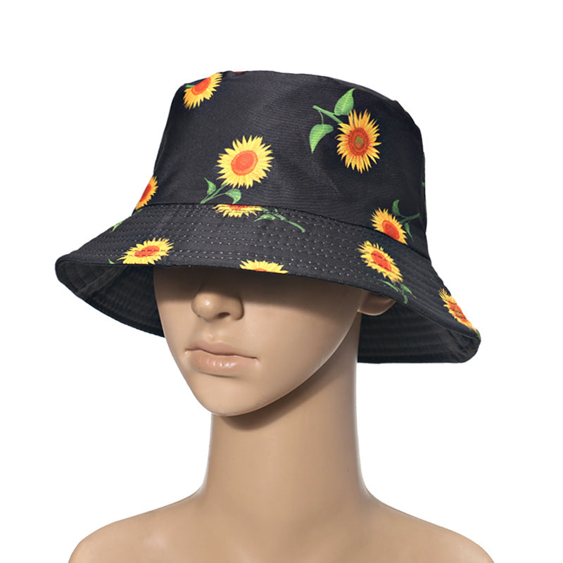 Smiley Face Cap Fisherman Cap Sun-Proof Bucket Hat