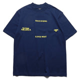 Jesus Is King T Shirt Men's Short Sleeve T-shirt Printed Loose