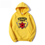 Stranger Things Hoodie Stranger Things Anime Print Hoodie Top Brushed Hoody