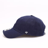 Dodgers and Yankees Baseball Cap 47brand Baseball Cap Women Navy Blue Soft Top Embroidered Peaked Cap Casual