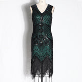 1920S Dress Women's Vintage Dress Tassel Evening Dress