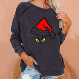 Grinch Hoodie Grinch Stole Christmas round Neck Sweater for Women