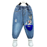Toddler Boys Pants Children's Jeans Spring and Autumn Leisure