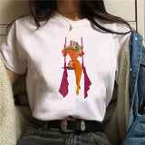 Taylor Swift Merch Cartoon Printed Simple round Neck Short Sleeve T-shirt