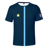 Baggy Baseball Jersey Summer Trendy 3d Digital Short Sleeve