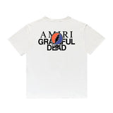 Amiri T Shirt Printed Casual Hip Hop High Street round Neck Short Sleeve T-shirt