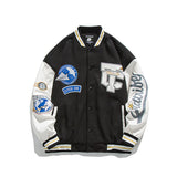 Baby Blue Varsity Jacket Spring Men's Jacket Baseball Jacket