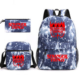 Stranger Things Hellfire Club Backpack Stranger Things Backpack Three-Piece Set