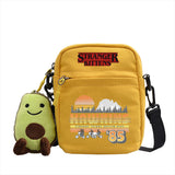 Stranger Things Hellfire Club Backpack Stranger Thing Shoulder Bag Canvas Breathable Crossbody