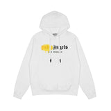 Palm Angels Hoodie Angel Letter Print Spray Paint Pullover Hoodie Jacket