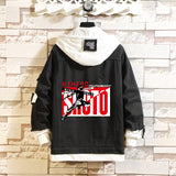 Comic Denim Jacket Men's and Women's Fashion Denim Jacket Top
