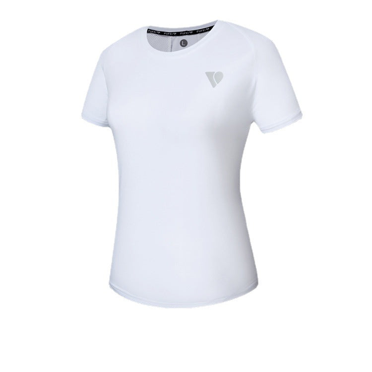 Sweat Wicking Shirt Slim Fit Sports Casual T-shirt Breathable