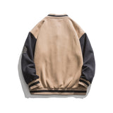 Varsity Jacket Vintage Spring Coat Japanese Campus Fresh Artistic Style Stitching Letter Embroidery Men's Jacket