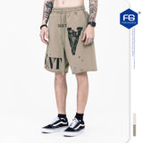 Saint Michael Sweatpant Casual Sports Shorts