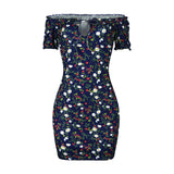 Nina Parker plus Size Dresses Elegant Sexy off-Shoulder and Black plus Size Dress