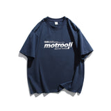 Men T Shitrs Summer Solid Color Printed round Neck T-shirt Short Sleeve Men
