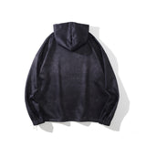 Mens Fall Outfits Printed Pullover Sweatshirt Men and Women Street Loose Couple Casual Hooded Coat