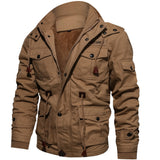 Blade Runner Jacket Autumn and Winter Men's Army Fan Cotton Jacket Fleece Padded Coat