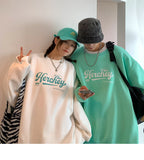 Men Sweatshirts Printed Crew Neck Sweatshirt Men 'S Spring And Autumn Loose Top