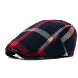 Check Beret Hat Men's New Summer Breathable Men's Sun Hat