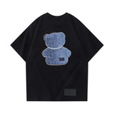 We11 Done T Shirts We11done Reflective Pearl Bear Pattern Loose Version