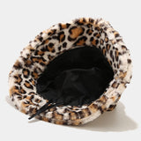 Leopard Fur Hat Autumn and Winter Sun Hat