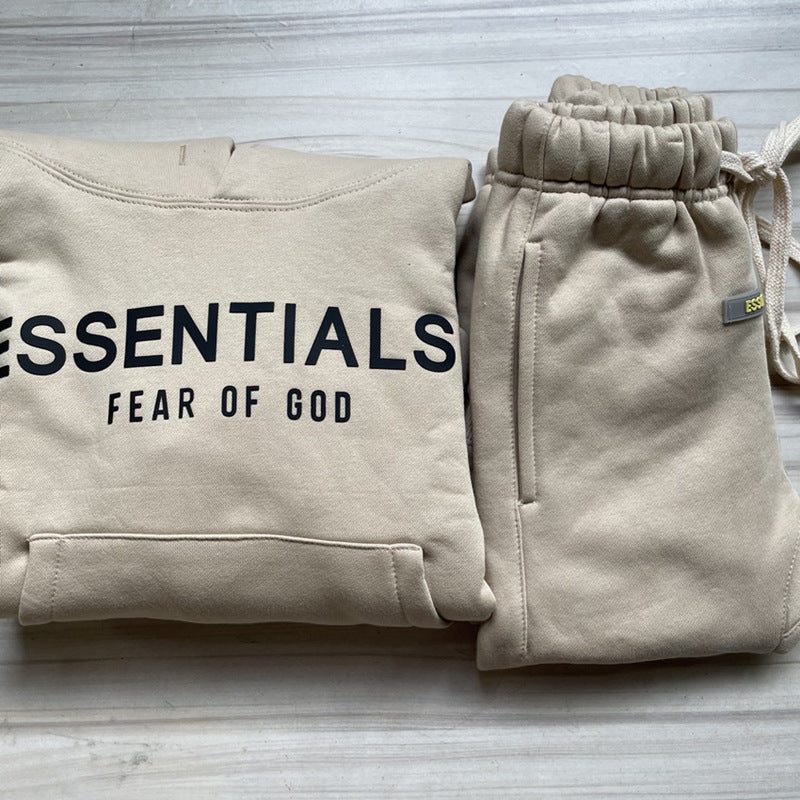 Kids Fog Fear of God Essentials Hoodie & Pants 2 Piece Set
