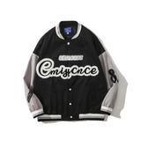 Baby Blue Varsity Jacket Baseball Jacket Men's and Women's Autumn Loose