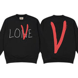 Loser Lover Hoodie Vlone Trendy Loose Large V Sweater Oversize