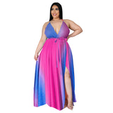 Nina Parker plus Size Dresses Floral Dress Backless