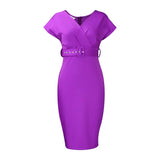 Nina Parker plus Size Dresses Fashionable Slimming Elegant Ol Dress
