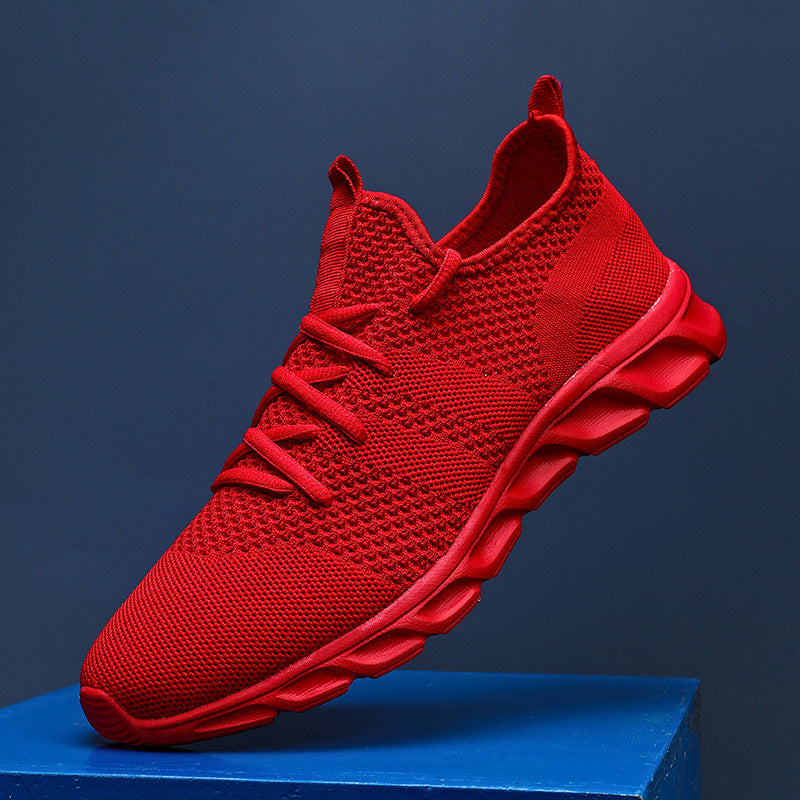 Men's Sneaks plus Size Men's Shoes Summer Mesh Casual Shoes Sports Leisure Shoes