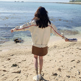Cute Leather Jacket Spring Suit PU Leather Jacket for Women
