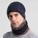 Men Winter Hats Winter Hat Sleeve Cap Autumn Men Knitted Hat