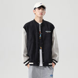 Blue Varsity Jacket Men's Jacket Autumn Youth Men's Jacket Baseball Uniform