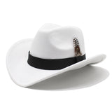 Cowboy Hats Autumn And Winter Top Hat Women 'S Retro Casual Top Hat