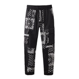 Man Fall Outfits Cargo Pants Jeans Printed High Street Wide Leg Casual Trousers Loose Straight Trousers