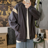Jock Jacket Autumn Loose Student Men's Jacket Men's Jacket Casual Boys Cardigan Baseball Uniform
