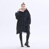 Hoodies Blankets Large Size Thickened Hooded Lazy Plush Home