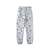 Shark Print Pant Shark Head Print Luminous Starry Sky Trousers Men's and Women's Casual Pants Sweatpants