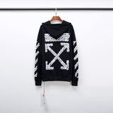 Arrow Print Cotton Terry  Owt hoodie