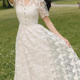 Women Cottagecore Dress Vintage Dress Princess Dress Light Wedding Dress
