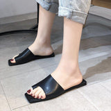 Women Open Toe Sandals Flats Summer Flat Sandals