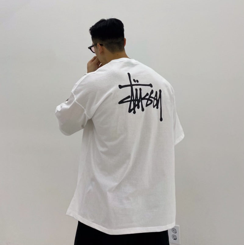 Stussy Shirt Fashion Brand Sports Half Sleeve T-shirt Men and Women Casual