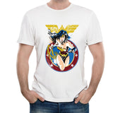 Marvel T Shirt T-shirt Men's and Women's Summer Short-Sleeved Youth T-shirt
